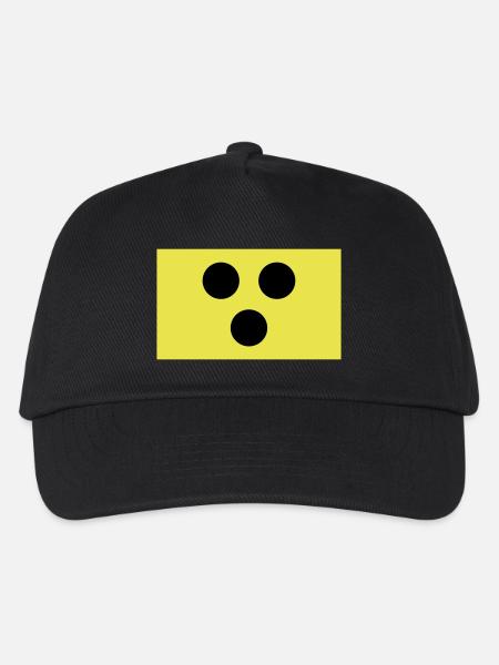 Blindenbinde - Kinder Basecap - Schwarz