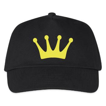 Couronne 4 - Casquette de baseball Enfant - noir - Devant