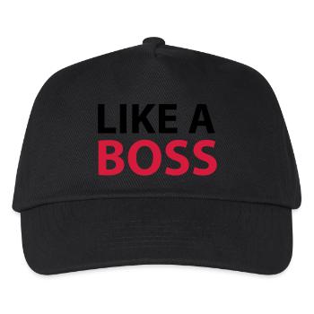Like A boss - Kids’ Baseball Cap - black - Front