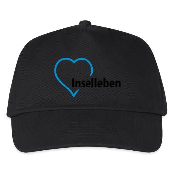 inselleben__f2 - Kids’ Baseball Cap - black - Front