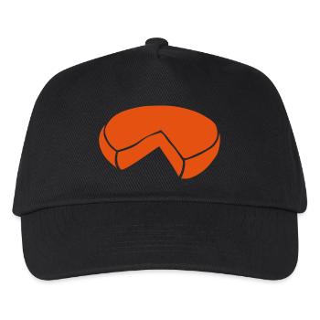 Käse 6 - Kinder Basecap - Schwarz - Vorne