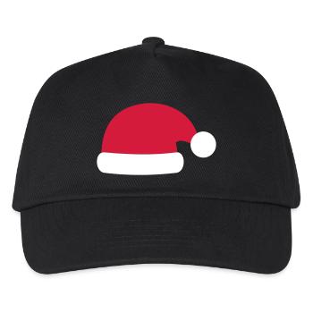 Santa Hat - Kids’ Baseball Cap - black - Front