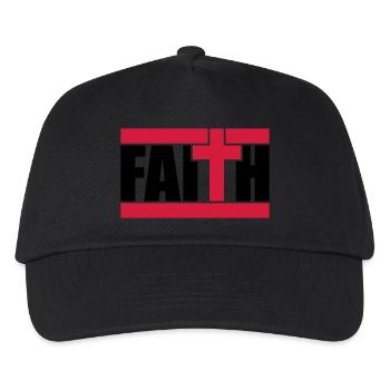 Religion Logo Text - Kids’ Baseball Cap - black - Front
