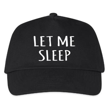 Dormir fatigue fatiguée le matin dormir tôt - Casquette de baseball Enfant - noir - Devant