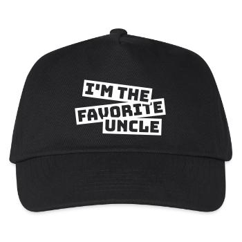 im the favorite uncle - Kinder Basecap - Schwarz - Vorne