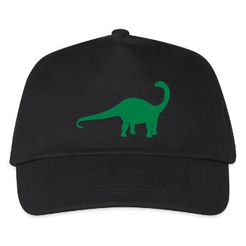 Dinosaurier Apatosaurus - Kinder Basecap - Schwarz - Vorne