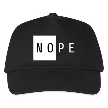NOPE Black Gift - Kids’ Baseball Cap - black - Front