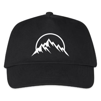 berge - Kinder Basecap - Schwarz - Vorne