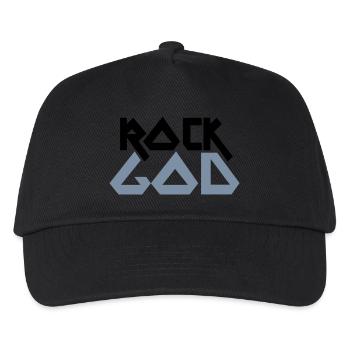 ROCK GOD - Kids’ Baseball Cap - black - Front