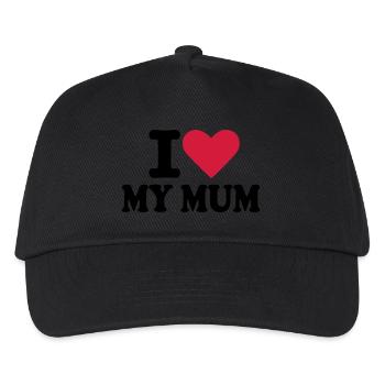 Mum - Kids’ Baseball Cap - black - Front