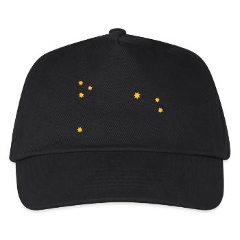 astronomy_aries_ariete - Kinder Basecap - Schwarz - Vorne