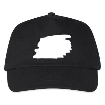 Formen Hintergrund - Kinder Basecap - Schwarz - Vorne