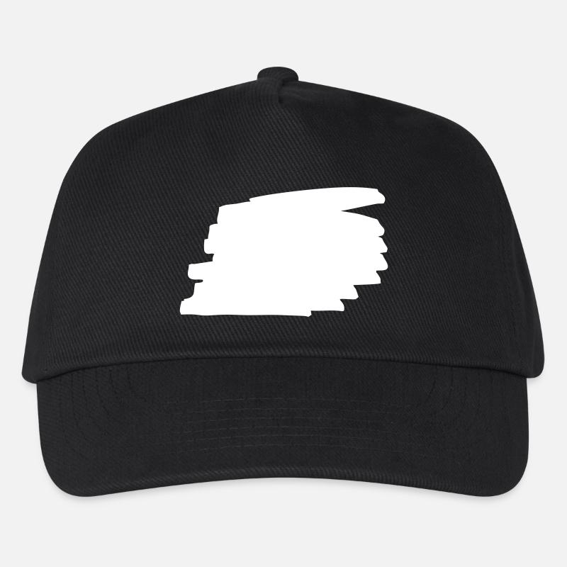 formes de fond - Casquette de baseball Enfant - noir