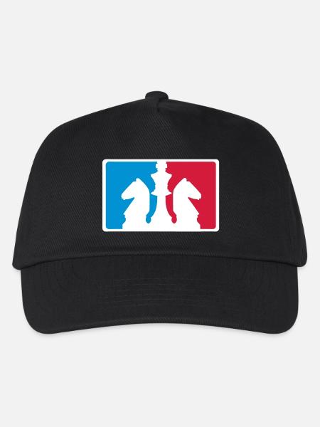 Disziplin Chess Logo - Kinder Basecap - Schwarz
