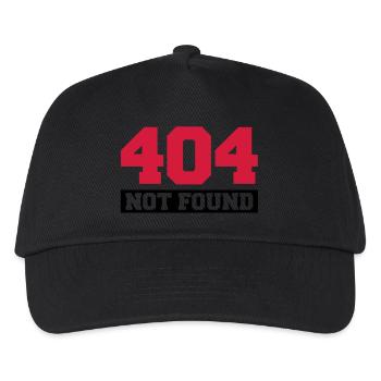 404_not_found_t2 - Kids’ Baseball Cap - black - Front