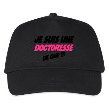Je suis une doctoresse de ouf !!! - Casquette de baseball Enfant - noir - Devant