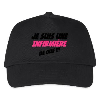 Je suis une infirmière de ouf - Casquette de baseball Enfant - noir - Devant