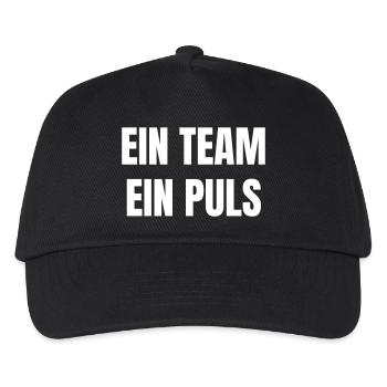 One team, one pulse. - Kids’ Baseball Cap - black - Front