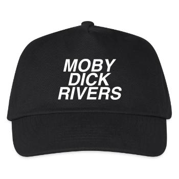 moby dick Flüsse - Kinder Basecap - Schwarz - Vorne