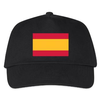 spanien - Kinder Basecap - Schwarz - Vorne