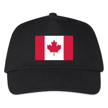 Drapeau Canada - Flag Canada - Casquette de baseball Enfant - noir - Devant
