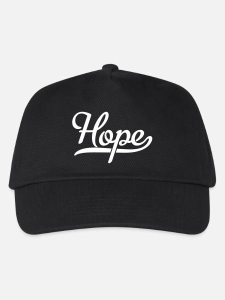 Hope - Kinder Basecap - Schwarz