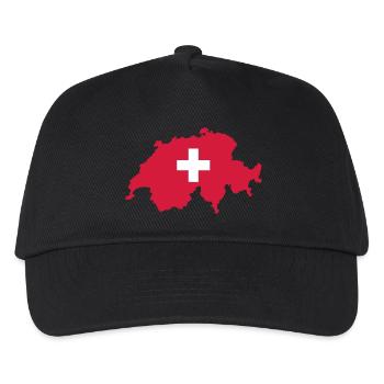 Switzerland - Kids’ Baseball Cap - black - Front