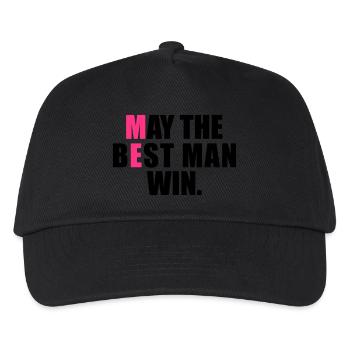 May the Best Man Win - Kinder Basecap - Schwarz - Vorne