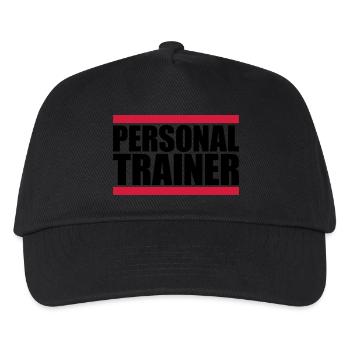 Personal trainer logo - Kids’ Baseball Cap - black - Front