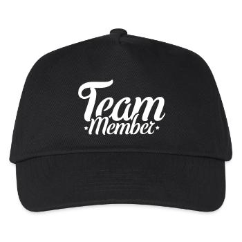 Team member - Kinder Basecap - Schwarz - Vorne