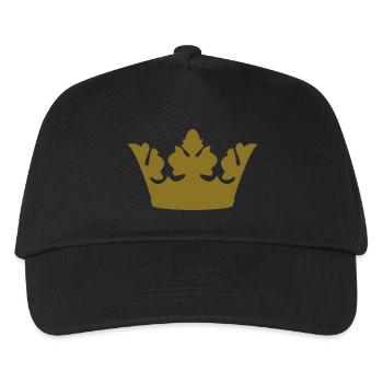 Crown - Kids’ Baseball Cap - black - Front