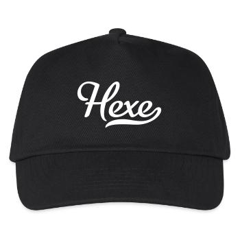 Hexe - Kinder Basecap - Schwarz - Vorne