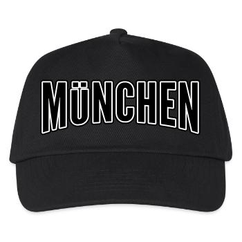 Muenchen - Kinder Basecap - Schwarz - Vorne