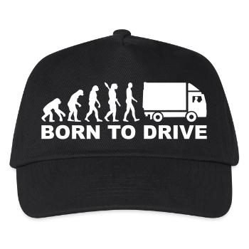 Evolution Camion - Casquette de baseball Enfant - noir - Devant