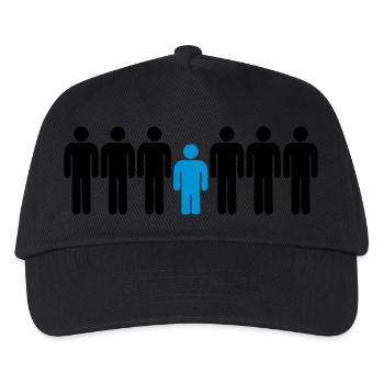Short Man - Kids’ Baseball Cap - black - Front