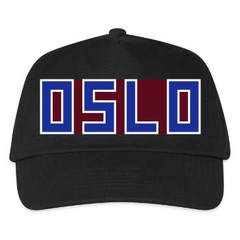 Oslo - Kinder Basecap - Schwarz - Vorne