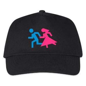 2541614 15391844 braut - Kinder Basecap - Schwarz - Vorne