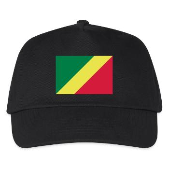drapeau Congo Brazzaville - Casquette de baseball Enfant - noir - Devant
