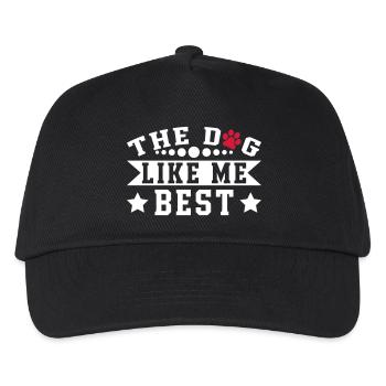 The Dog Like Me Best - Kinder Basecap - Schwarz - Vorne