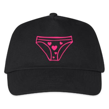 schlüpfer Mädchen Mädchen - Kinder Basecap - Schwarz - Vorne