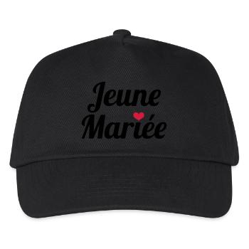 Jeune Mariée - Casquette de baseball Enfant - noir - Devant