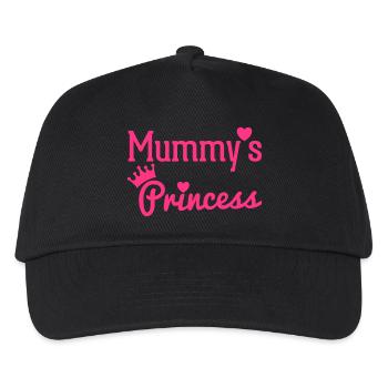 Mummy's Princess - Kids’ Baseball Cap - black - Front