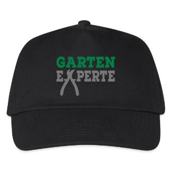 Expert jardin - Casquette de baseball Enfant - noir - Devant