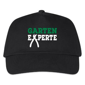 Garten - Kinder Basecap - Schwarz - Vorne