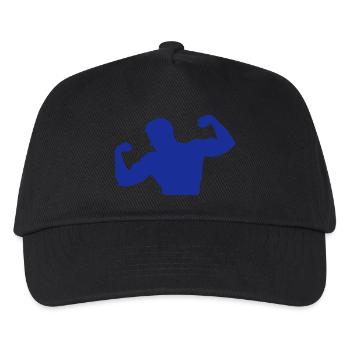 bodybuilder musculation bodybuilding 7bic - Casquette de baseball Enfant - noir - Devant