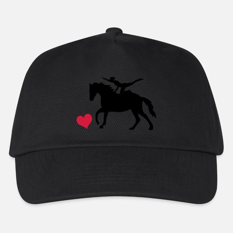 Voltigieren - Kinder Basecap - Schwarz