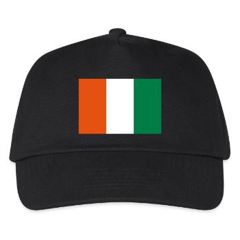 Ivory Coast / Flag of Côte d'Ivoire - Kids’ Baseball Cap - black - Front