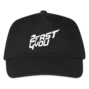 2 Rapide 4 Vous dites Trop Turbo Pour Dich Trop Rapide - Casquette de baseball Enfant - noir - Devant