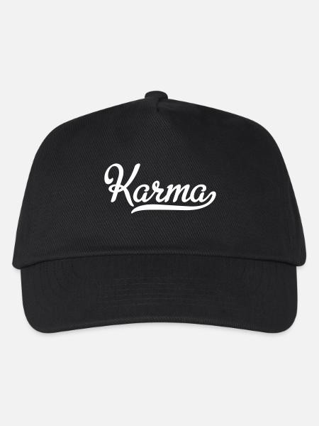 Karma - Kinder Basecap - Schwarz