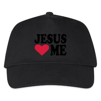 Jesus - Casquette de baseball Enfant - noir - Devant